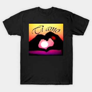 Ti amo (I love you in Italian) - Pop art T-Shirt